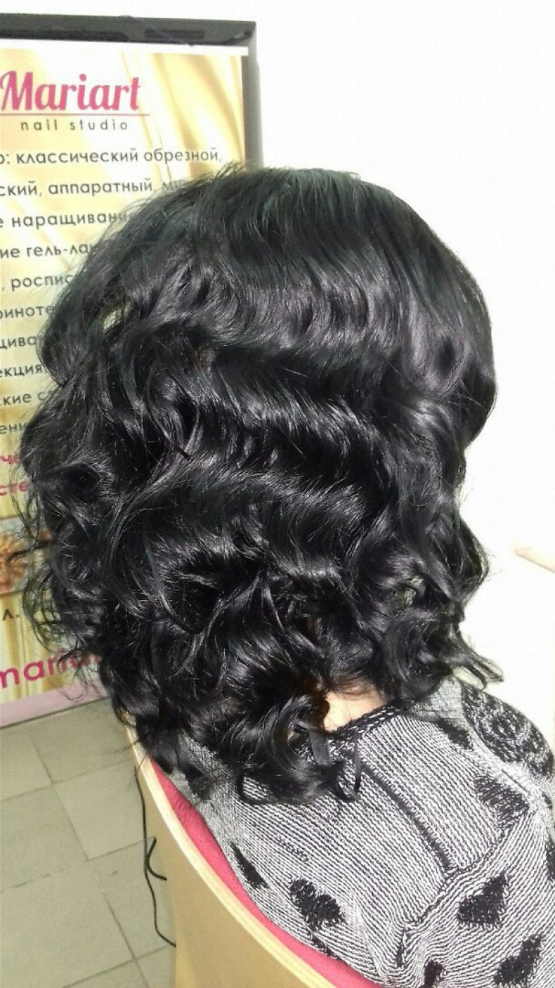 Вечерняя прическа на основе локонов, фото -  