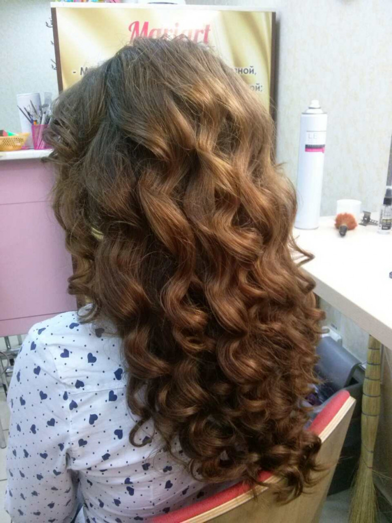 Вечерняя прическа на основе локоновВечерняя прическа на осно, фото -  