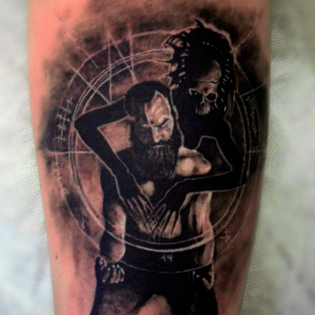 тату чоловік і демон
