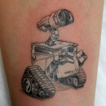 тату робот Валлі