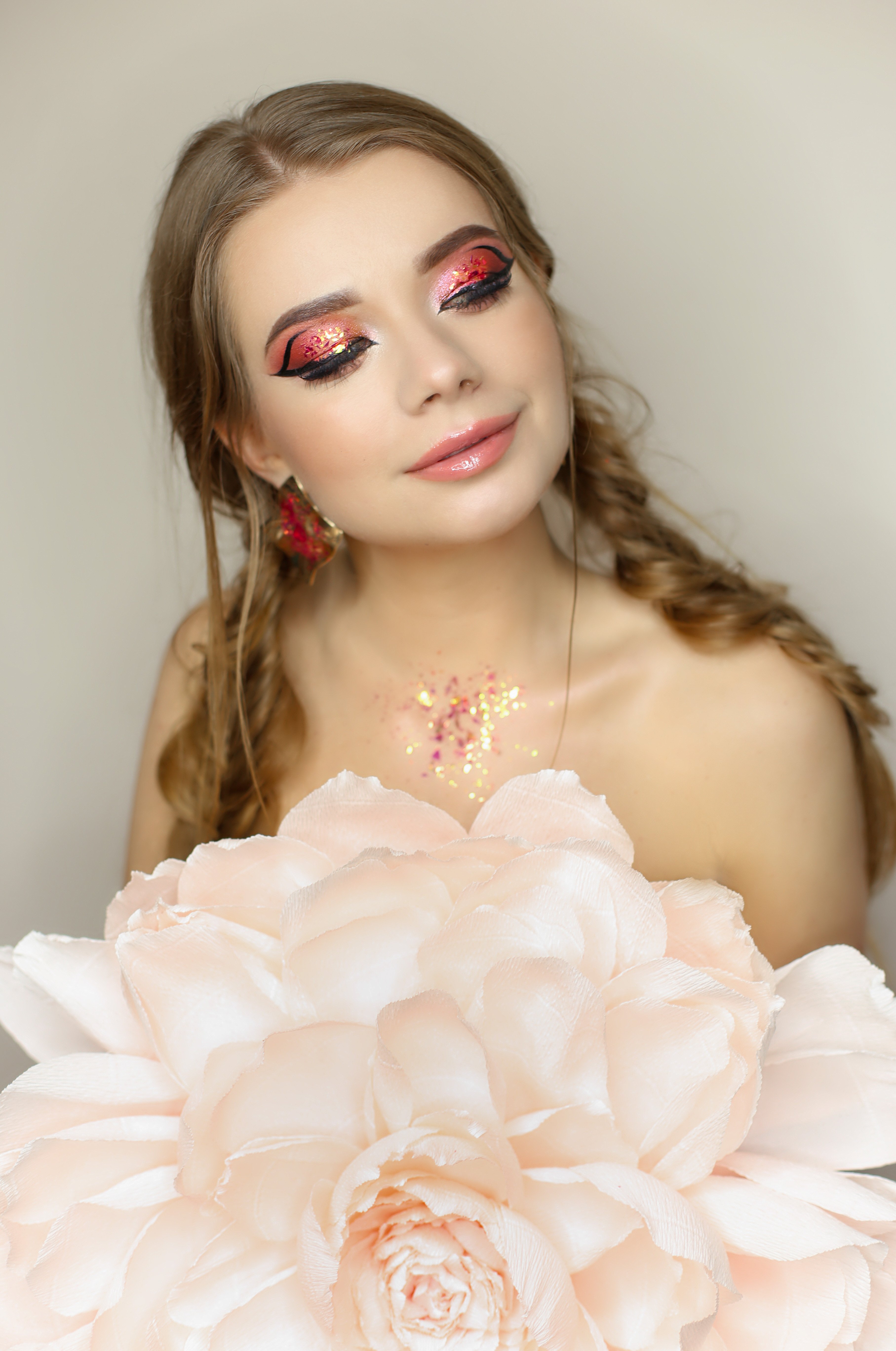 Макияж глаз нежный необычный, фото - Визажист Галина Дзюба