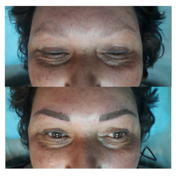 Микроблейдинг бровей, Татуаж 6D, Микропигментирование бровей