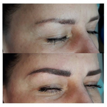 Микроблейдинг бровей, Татуаж 6D, Микропигментирование бровей