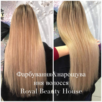 Испанское наращивание волос в Виннице
                    Салон краси Royal Beauty House Вінниця