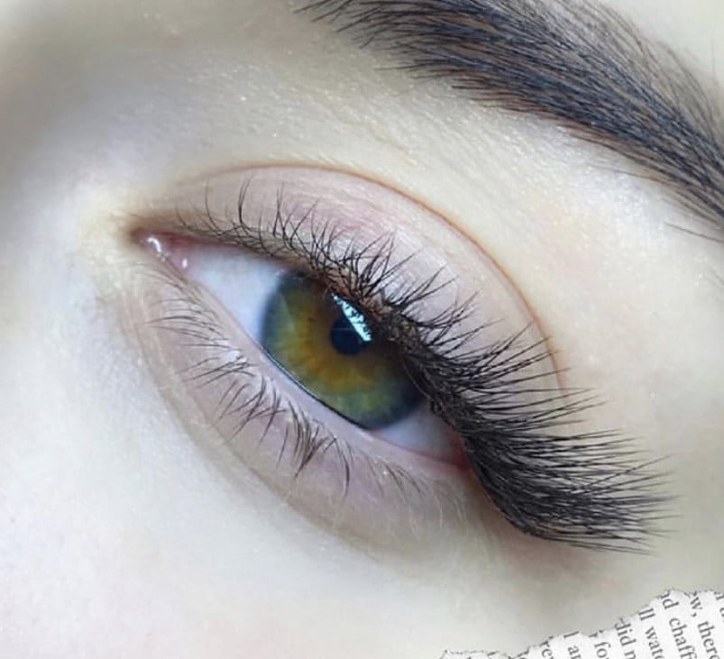 Cat’s eyes Нарощення кутиків Загин l+c Довжина - 5-1, фото - Лешмейкер Діана