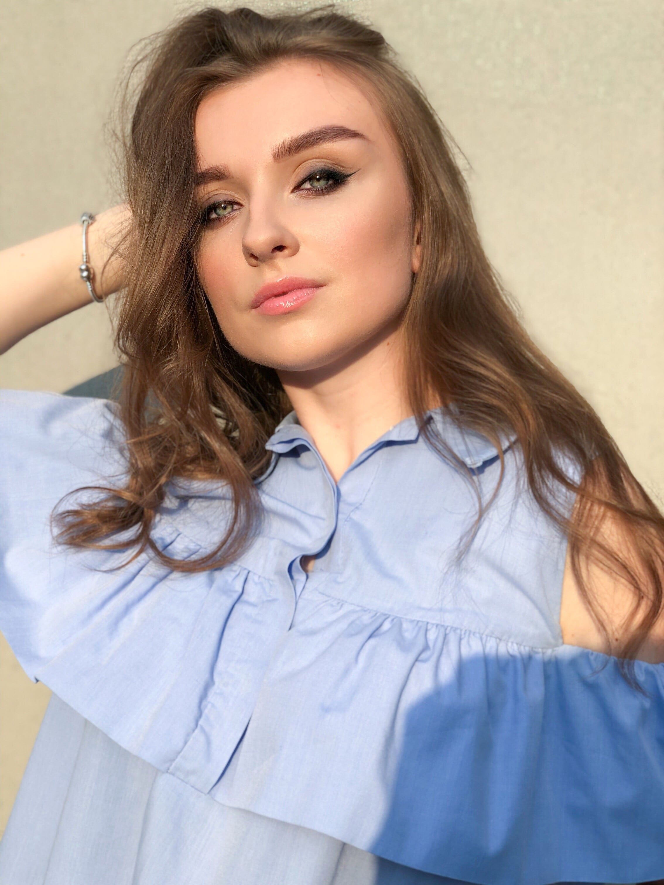 Макияж глаз вечерний со стрелками, фото - Визажист Наталья Курилех