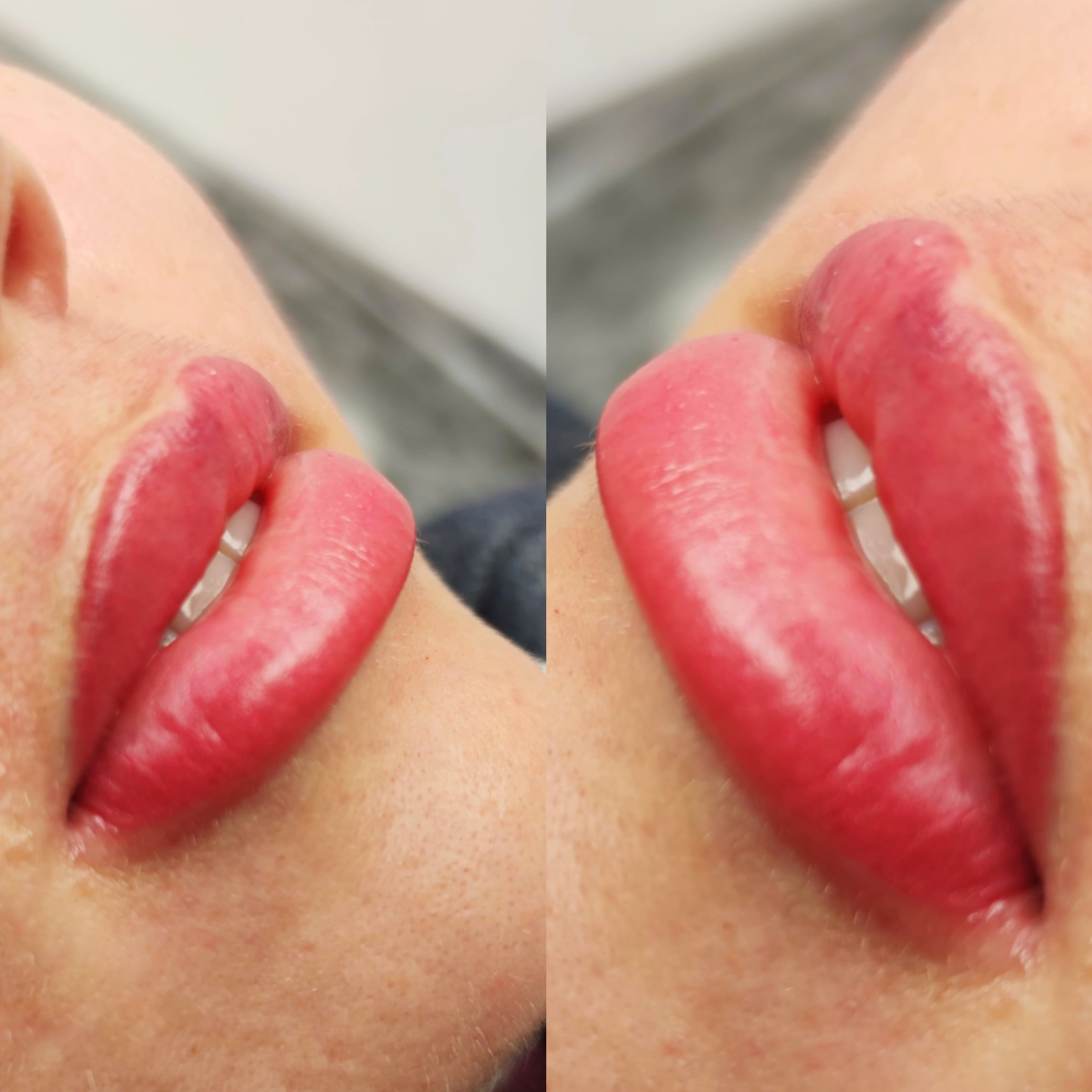 Татуаж губ перманентний макіяж помадний, фото - Тату майстер Мария Удод