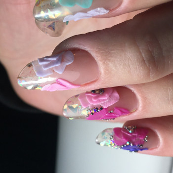 Наращивание ногтей акрилом
                    Мастер маникюра Карина Быковец Полтава