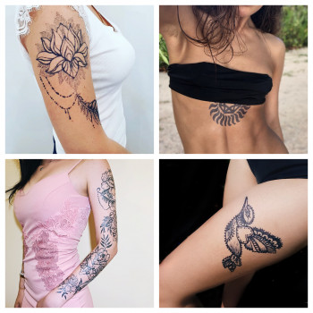 Так проявляется Джагуа гель, роспись держится до 14 дней.