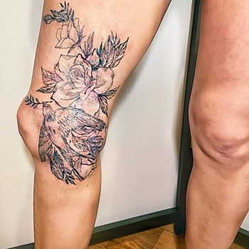 Перекрыли шрам, когда цвет Джагуа проявиться через 24 часа