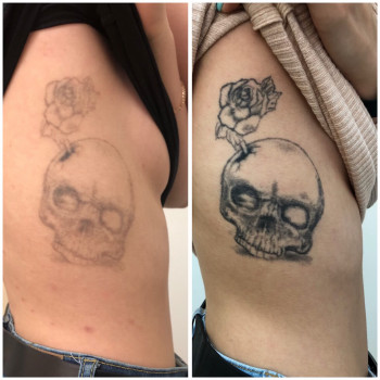 На фото промежуточный результат