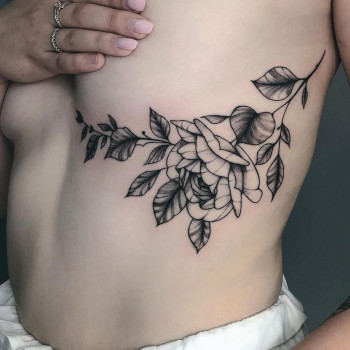 Тату цветы, фото - Тату салон Tattoo-fashion