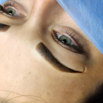 Пудрові брови 
 