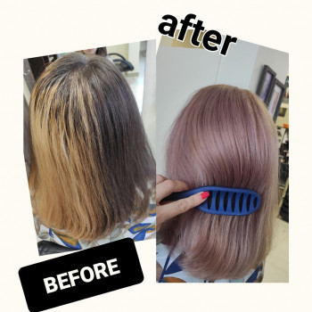 Исправление домашнего окрашивания