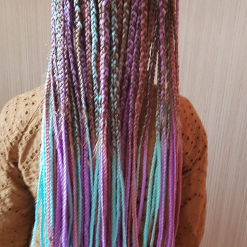 Афрокосички, брейди, зізі, дреди, сінігалки, афрокудрі, боксерські
                    Перукар Ирина Житомир