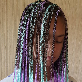 Афрокосички, брейди, зізі, дреди, сінігалки, афрокудрі, боксерські
                    Перукар Ирина Житомир