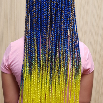 Афрокосички, брейди, зізі, дреди, сінігалки, афрокудрі, боксерські
                    Перукар Ирина Житомир