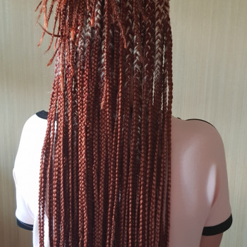 Афрокосички, брейди, зізі, дреди, сінігалки, афрокудрі, боксерські
                    Перукар Ирина Житомир