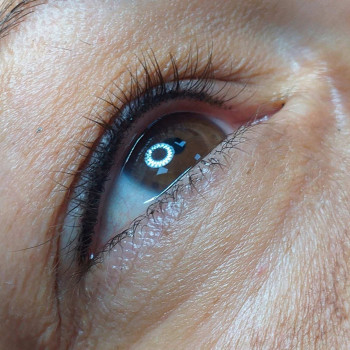 Татуаж глаз перманентный макияж, фото -  Ustich studio