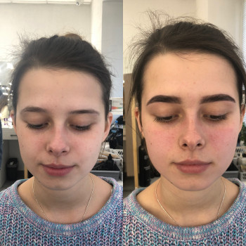 Корекція +фарбування хно