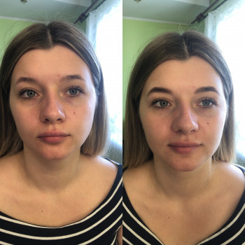 Корекція+фарбування фарбою