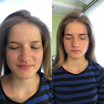 Корекція +фарбування фарбою