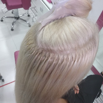 Открытый ряд. Итальянский метод наращивания волос.