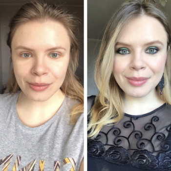 Результат на моем Онлайн курсе «Сам себе визажист»