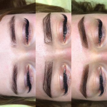 До / Эскиз / После