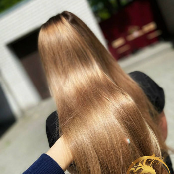 Тонирование на наращенные волосы