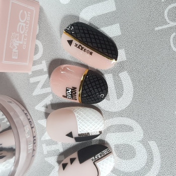 Дизайн. Френч Blak&White. 
Индивидуальный и изысканный дизай