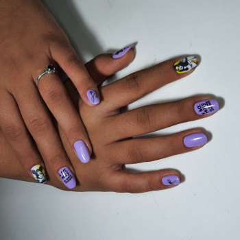 Маникюр+укрепление натур.ногтей +покрытие+дизайн