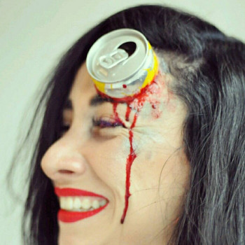 Макіяж на Хелловін страшний фантазійний, фото - Візажист Надя Дриф