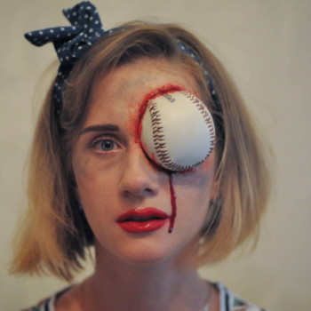 Макіяж на Хелловін страшний фантазійний, фото - Візажист Надя Дриф