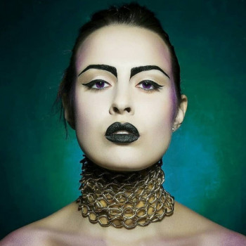 Макіяж на Хелловін фантазійний, фото - Візажист Надя Дриф