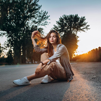 фотосессия на закате