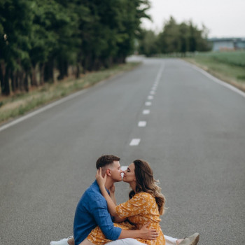 фотосессия на дороге