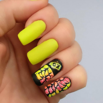 наращивание гелевых ноготков. покрытие гель-красками и дизай