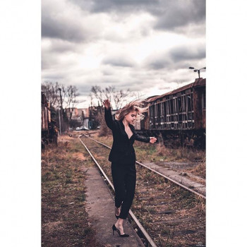фотосессия на рельсах
