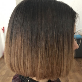 Стрижка на средние волосы женская, фото - Парикмахер-колорист Регина Машевская