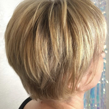 Мелирование на короткие волосы, фото - Парикмахер-колорист Регина Машевская