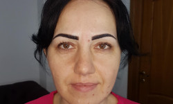 Пудрове напилення брів Майстер перманентного макіяжу Олена Львів