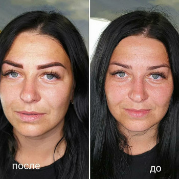 Перманентный макияж, татуаж. Перекрытие старого татуажа
                    Тату мастер Александр Викторович Запорожье