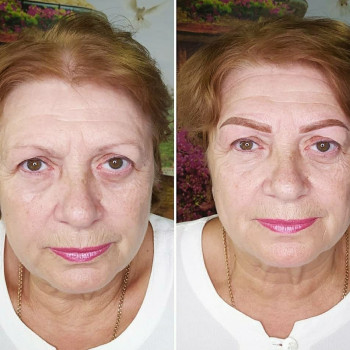 Перманентный макияж, татуаж. Перекрытие старого татуажа
                    Тату мастер Александр Викторович Запорожье