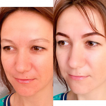 Коррекция и окрашивание бровей