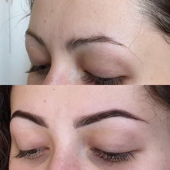 Коррекция и окрашивание бровей