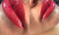 Перманентный макияж губ Тату мастер Анастасия Боярская Одесса