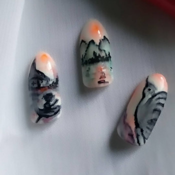 ручная роспись маркерами