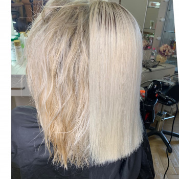 Кератинове вирівнювання
                    Трітментолог Діана Тернопіль