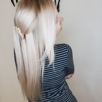 лечение и окрашивание.